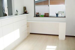 収納家具をオーダーメイド制作後